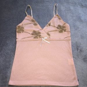 S’NOB Light beige, nude, cream tank top